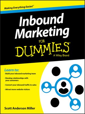 cover image of Inbound Marketing For Dummies